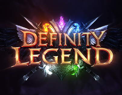 ELEMENTAL GAME LOGO - DEFINITY LEGEND